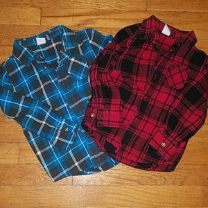 Boys flannel shirts